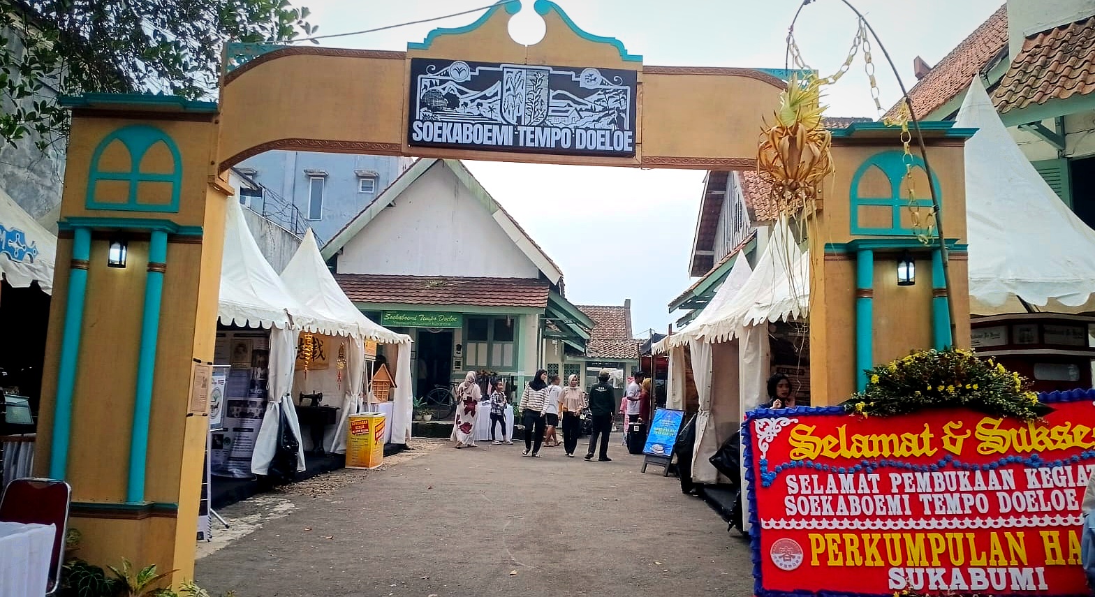 Gerbang Festival Soekaboemi Tempo Doeloe 2026