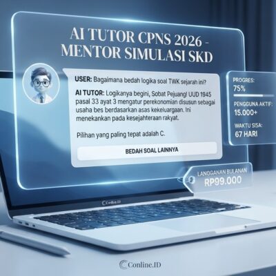 AI Tutor CPNS 2026 - Mentor Simulasi SKD (Paket Bulanan)