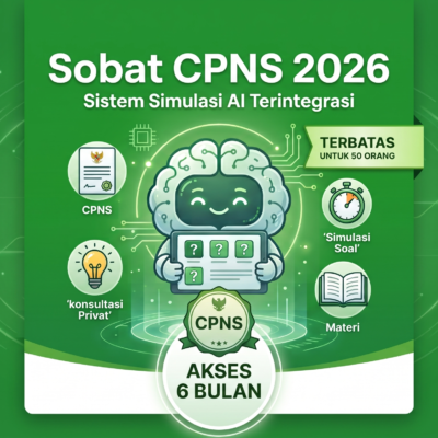 Sobat CPNS 2026 - Sistem Simulasi AI Terintegrasi (Akses 6 Bulan)